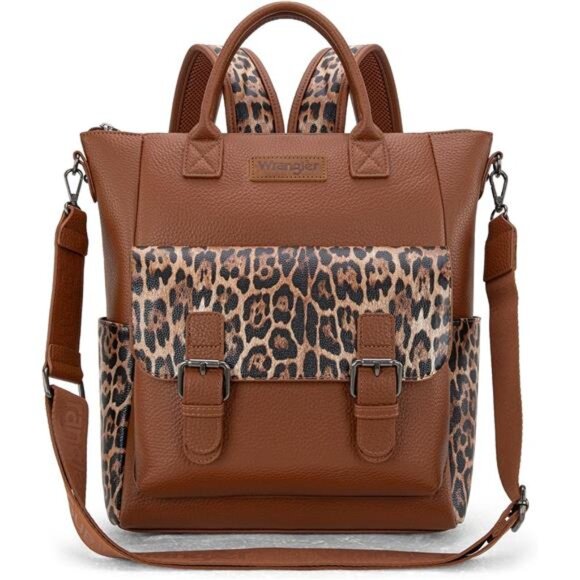 Wrangler Womens Convertible Backpack Purse with Adjustable main image 6